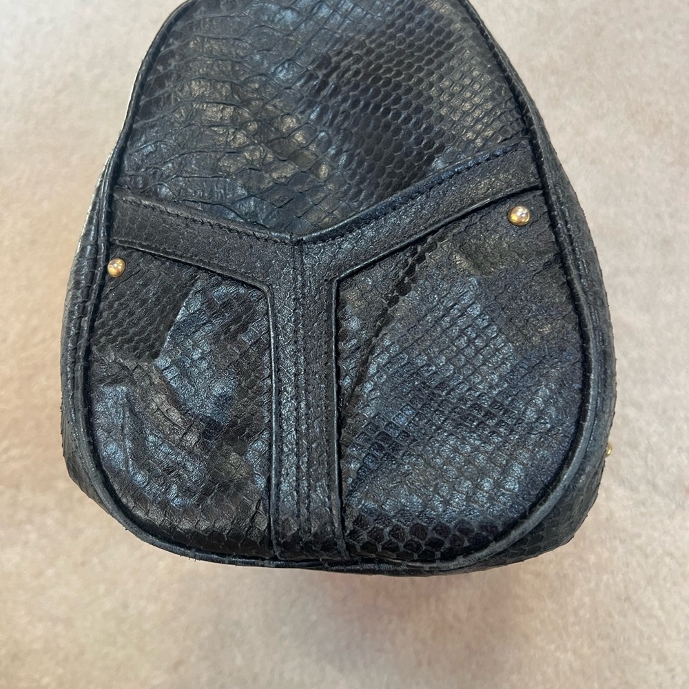 Jack Rabbit Black Leather Handbag - Picture 4 of 10